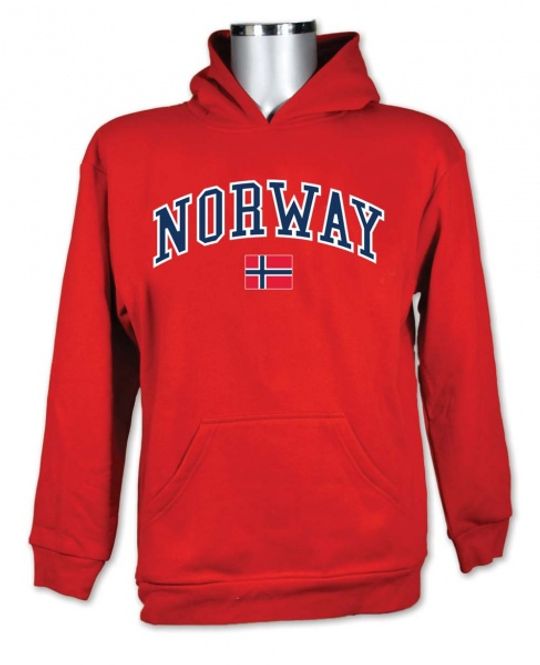 Main Image Hoodie, Norway, Red