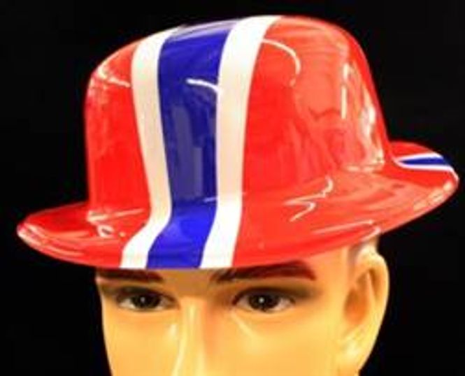 Hovedbilde Supporterhatt med Norges flagg