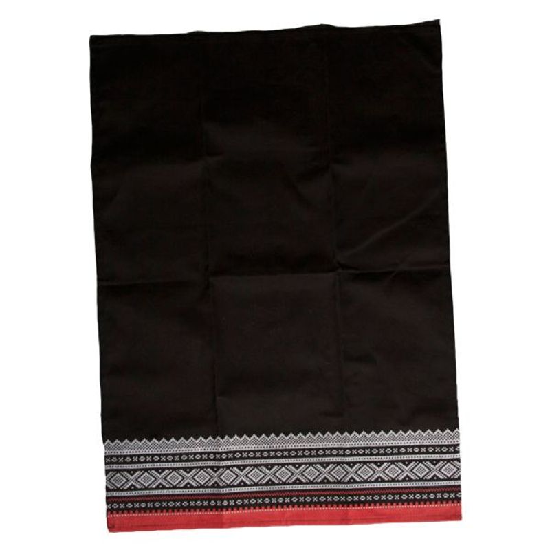 Kitchen towel with Marius® pattern - Black