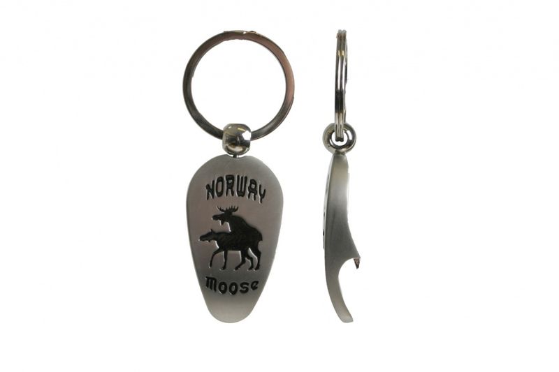 Key chain, botle opener, moose