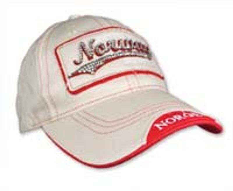 Cap, offwhite with rhinestones, Norway