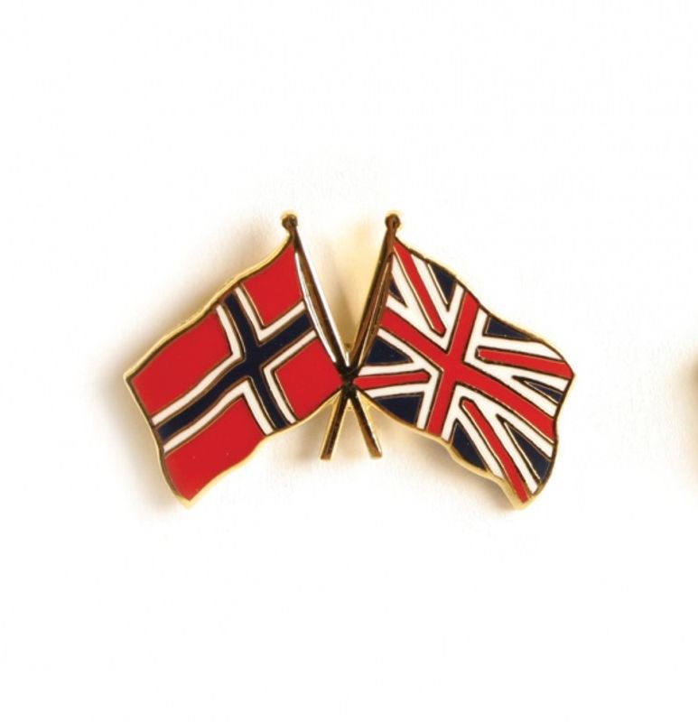 Vennskaps pin Norge - Storbritannia