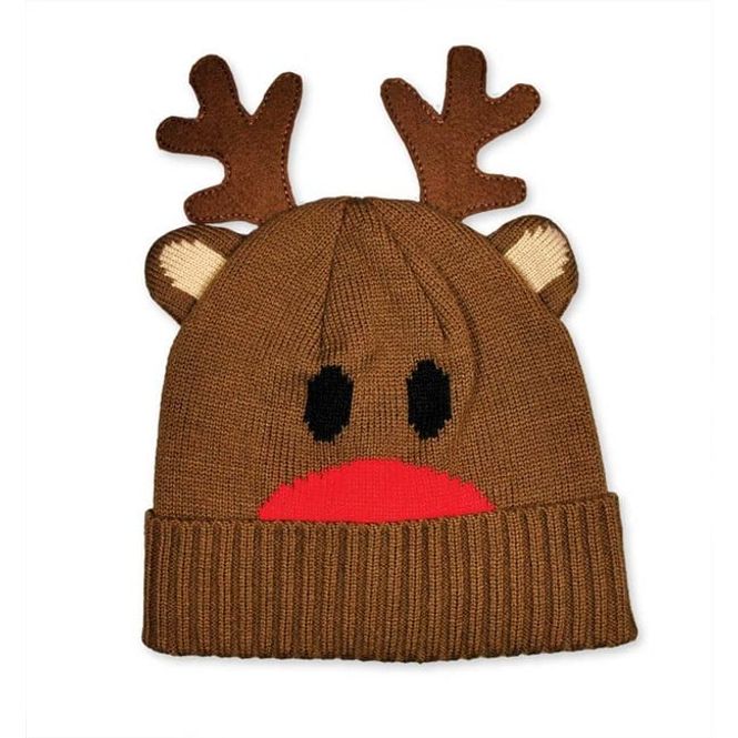 Main Image Knittet hat with Elk horn 