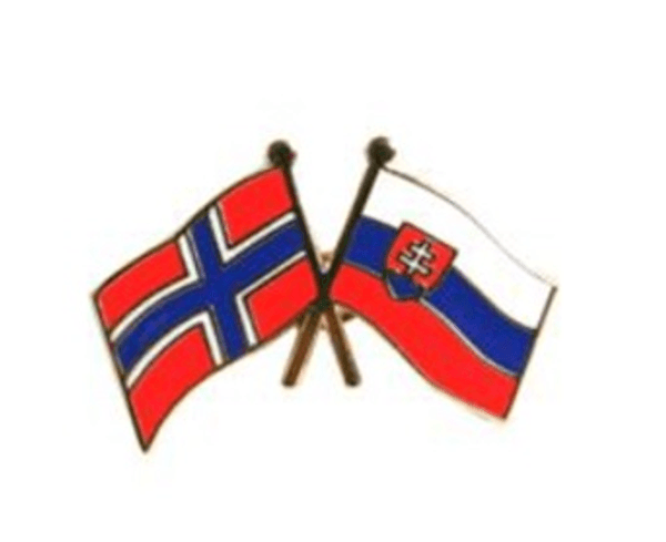 Vennskaps pin Norge - Slovakia